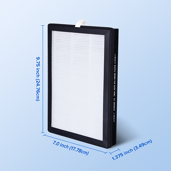 Air Purifier Replacement H13 HEPA Filter XR500-FE Air Purifier Replacement H13 HEPA Filter XR500-FE