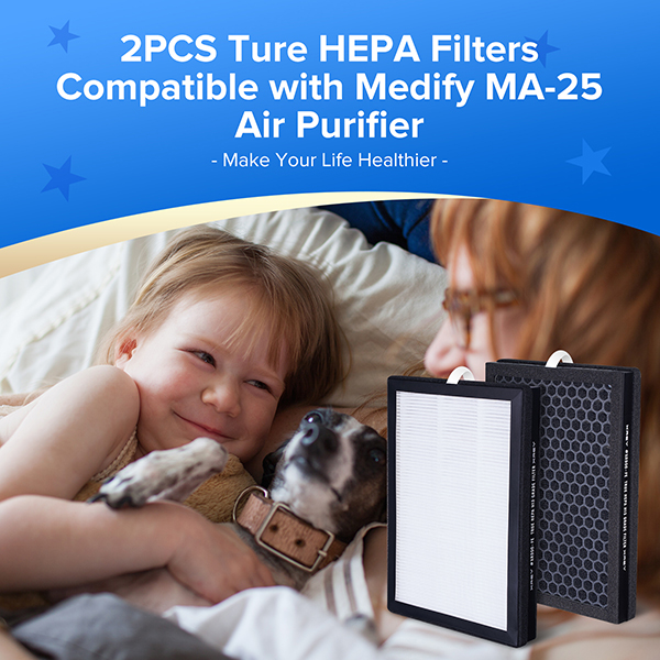 Air Purifier Replacement H13 HEPA Filter XR500-FE
