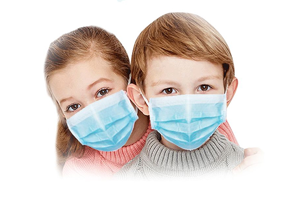 Disposable kid size face mask 